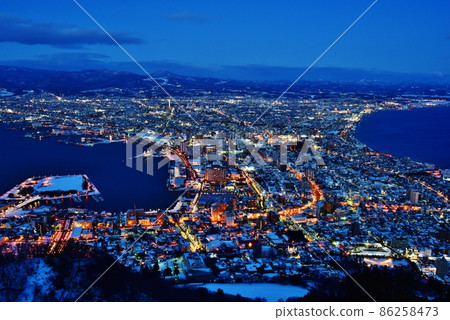 從函館山看日本三大夜景 86258473