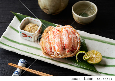 Hairy crab shell 86258543