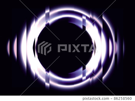 k Geometric ring of light illustration 86258560