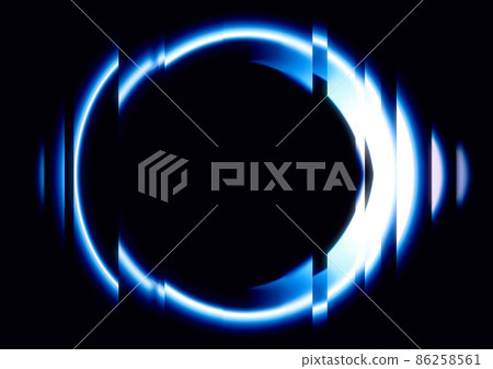 k Geometric ring of light illustration 86258561