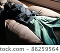 A child taking a nap 86259564
