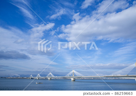 Isewangan Expressway Twinkle Kisogawa Bridge 86259663