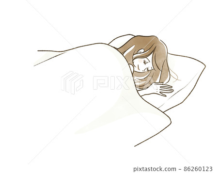 一個女人睡著了 86260123