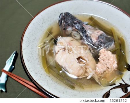 Delicious miso soup from Sukemune Delicious miso soup from Sukemune 86261232