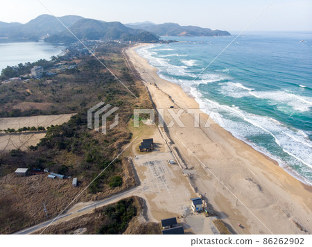 [京都府]丹後半島、古天橋箱石海灘 86262902