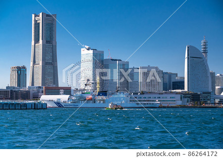 《神奈川縣》橫濱灣地區/城市景觀《海洋觀》 86264172