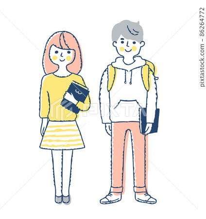 Young men and women 86264772