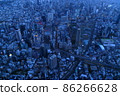 Umeda night view-aerial photography- 86266628