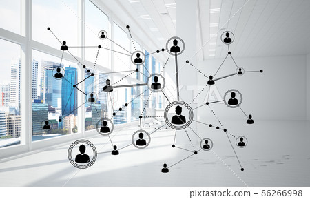 Networking and wireless connection as concept for effective modern business Networking and wireless connection as concept for effective modern business 86266998