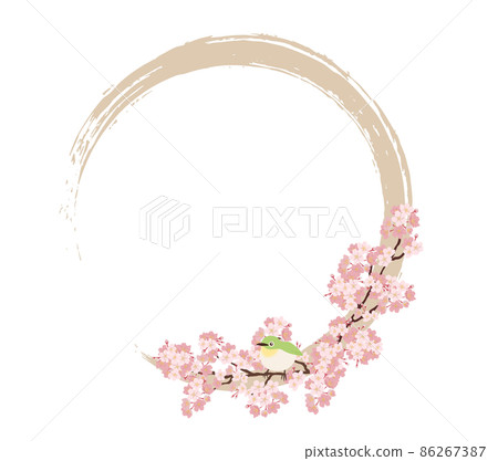 Sakura frame brush 86267387