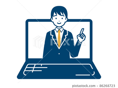 Online conference business image 86268723