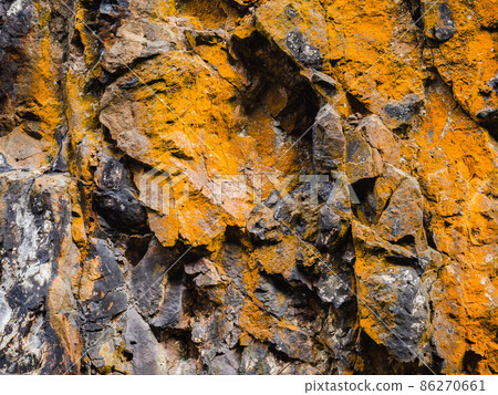 Geopark rock wall 86270661