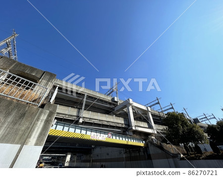 Between Omiya Station and Saitama Shintoshin Station, elevated on the Minami-Odori East Line Between Omiya Station and Saitama Shintoshin Station, elevated on the Minami-Odori East Line 86270721