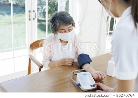 在護理設施和家庭訪問護理中測量血壓的老年人 86270764