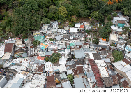Aerial view of Cha Kwo Ling Village. The Cha Kwo Ling Village 23 Jan 2022 86271073