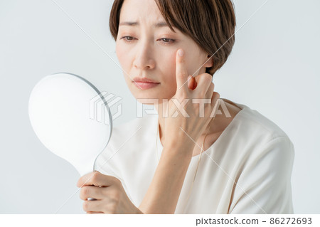 Beauty image worried middle 86272693