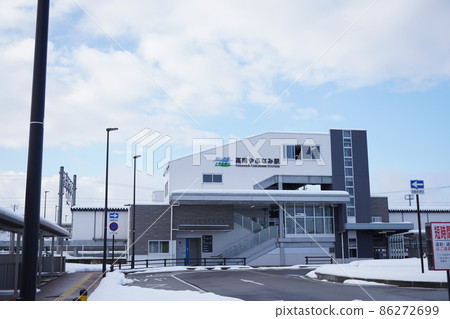 JR Yabunami Station in Takaoka City, Toyama Prefecture JR Yabunami Station in Takaoka City, Toyama Prefecture 86272699