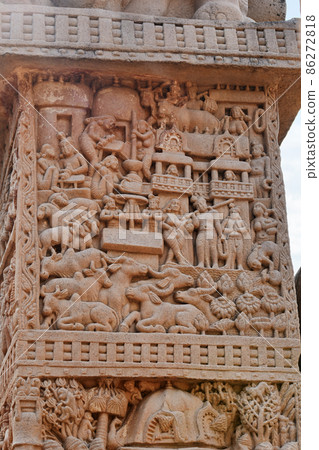 Stupa No 1, East Gateway, Left Pillar, Inside Panel 1 Stupa No 1, East Gateway, Left Pillar, Inside Panel 1 86272818