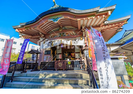 Tokyo Asakusa Shichifukujin Tour The main shrine of Imado Shrine Tokyo Asakusa Shichifukujin Tour The main shrine of Imado Shrine 86274209