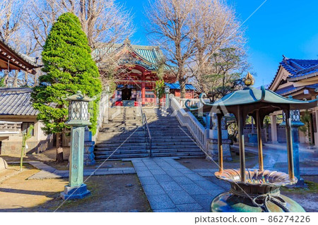 Tokyo Asakusa Shichifukujin Tour Main Hall of Matsuchiyama Shoden 86274226