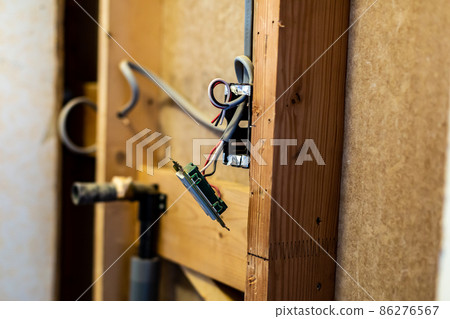 Home remodeling washroom demolition work 86276567