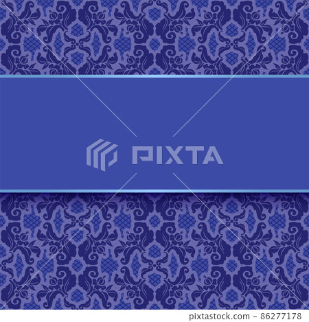 Lace background-template, ornamental fabric, very peri floral pattern 86277178