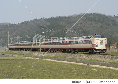 北陸本線北鯖江大多呂 JR 西 485 系列 K02 機關（金澤）嘉悅 86277272