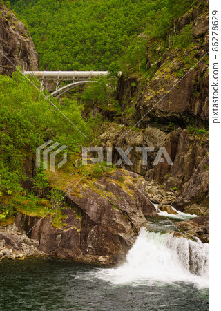 Allmannajuvet mines area Sauda Norway Allmannajuvet mines area Sauda Norway 86278629