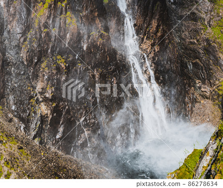 Voringsfossen waterfall, Mabodalen canyon Norway 86278634