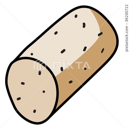Doodle cartoon style brown wine cork vector illustration. Bar restaurant menu ads, poster, card, farmers market food decor, website design or stickers Doodle cartoon style brown wine cork vector illustration. Bar restaurant menu ads, poster, card, farmers market food decor, website design or stickers 86280722