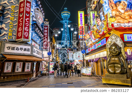 大阪新世界夜景 86283127