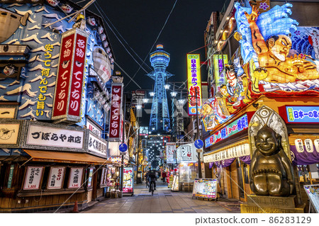 大阪新世界夜景 大阪新世界夜景 86283129