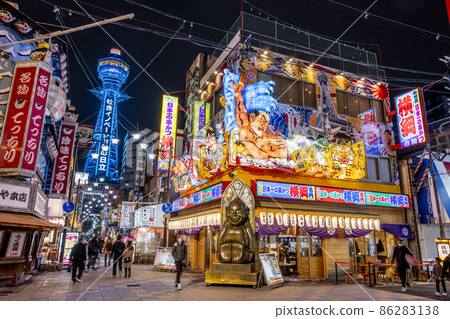 大阪新世界夜景 大阪新世界夜景 86283138