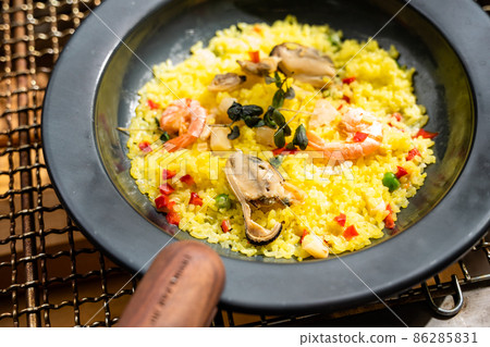 Camping dish Paella 86285831