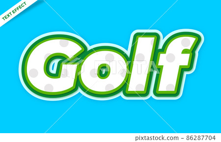 white green golf text effect white green golf text effect 86287704