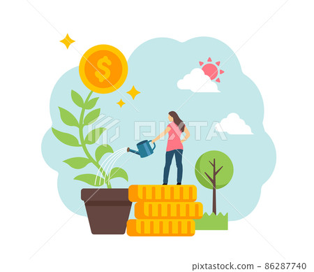 資產管理/資產形成/儲蓄/儲蓄概念圖 86287740