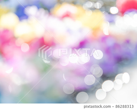 Background material: Reflection with polka dots, colorful system Background material: Reflection with polka dots, colorful system 86288313