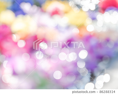 Background material: Reflection with polka dots, colorful system Background material: Reflection with polka dots, colorful system 86288314