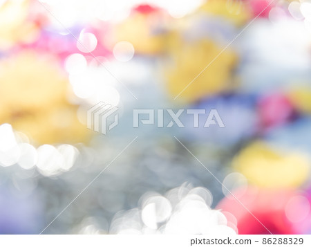 Background material: Reflection with polka dots, colorful system Background material: Reflection with polka dots, colorful system 86288329