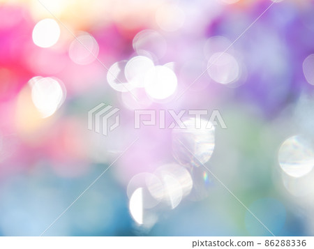 Background material: Reflection with polka dots, colorful system Background material: Reflection with polka dots, colorful system 86288336
