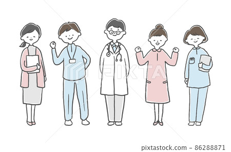 Medical staff set 86288871
