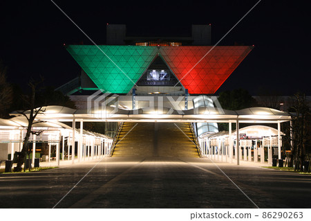 晚上的東京國際展覽中心 86290263