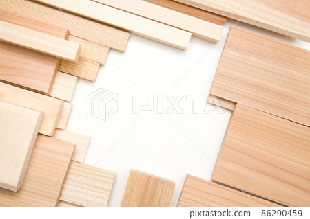 Domestic wood cypress wood and cedar wood copy space Domestic wood cypress wood and cedar wood copy space 86290459