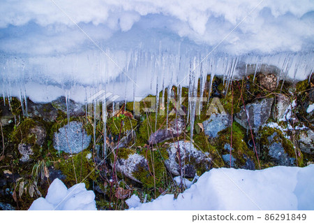 Original scenery of Japan World Heritage Shirakawa-go in winter Original scenery of Japan World Heritage Shirakawa-go in winter 86291849