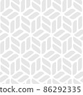 Abstract Cube Motif Vector Seamless Pattern Design 86292335