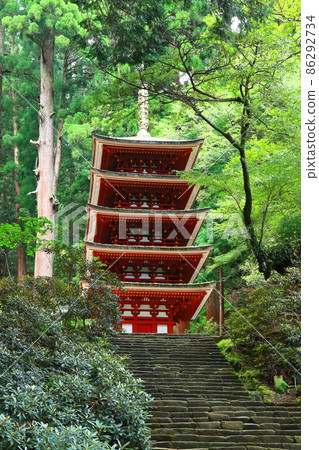 【奈良縣】神秘的室柔寺五層塔 86292734