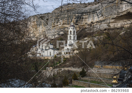 Assumption Cave Monastery in Bakhchysarai. Crimea Assumption Cave Monastery in Bakhchysarai. Crimea 86293988