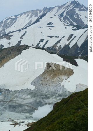 從立山室堂看到的地獄谷 從立山室堂看到的地獄谷 86294099