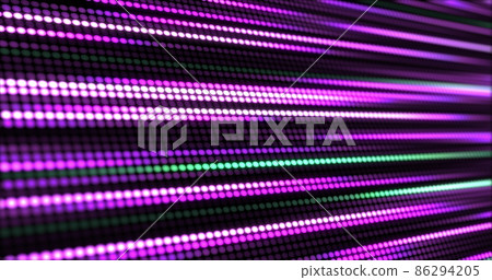 Abstract dots panel. Pink and green colors. Concept of panel with the LED bulb. Colorful dance floor. Abstract dots panel. Pink and green colors. Concept of panel with the LED bulb. Colorful dance floor. 86294205