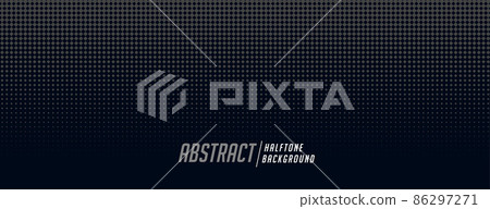 abstract black halftone background design 86297271